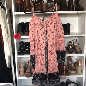 Strappy off the Shoulder summer dress